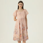 فستان بنمط الزهور للنساء