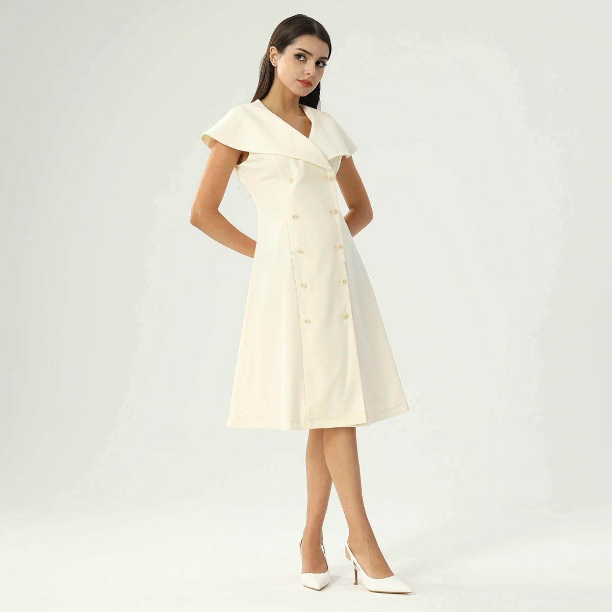 فستان ساده للنساء