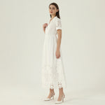 فستان عصري مطرز للنساء