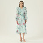 فستان بنمط الزهور للنساء