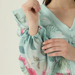 فستان بنمط الزهور للنساء