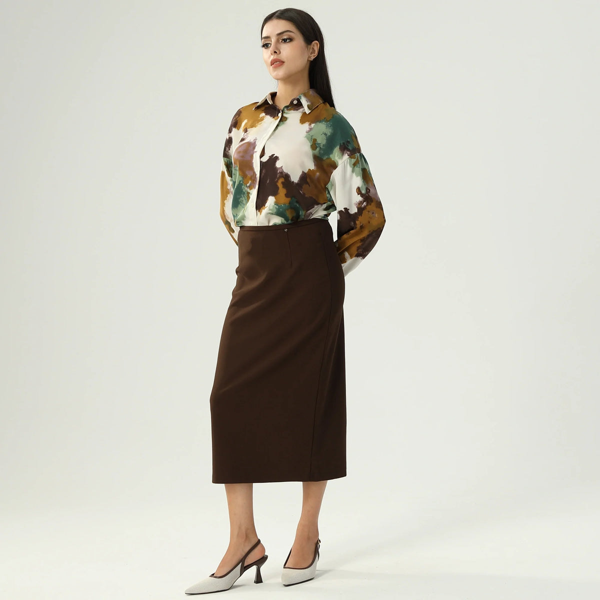 قميص مطبوع للنساء