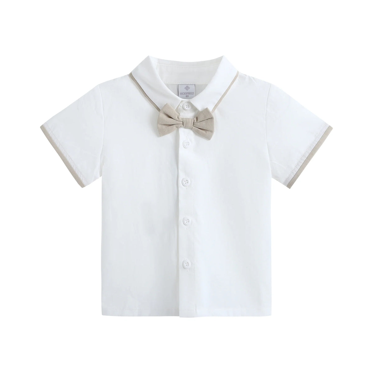 قميص قطن ساده للمواليد الأولاد