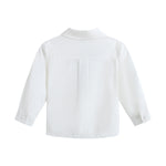 قميص قطن ساده للمواليد للأولاد