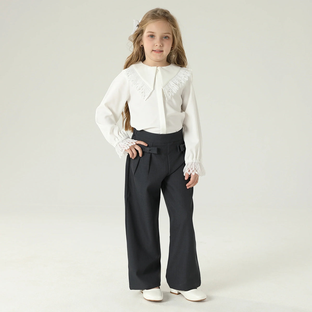 قميص منقط للبنات