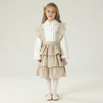 تنورة بحمالات كتف للبنات