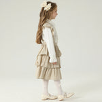 تنورة بحمالات كتف للبنات