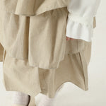 تنورة بحمالات كتف للبنات