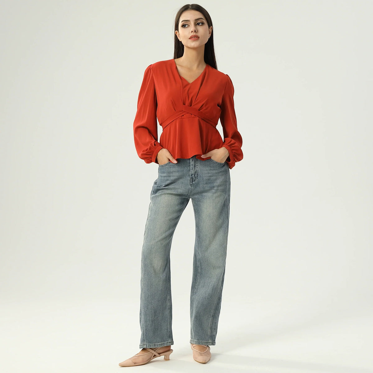 بنطال جينز كاجوال للنساء