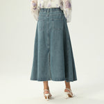 Washed Jeans Skirt For Women