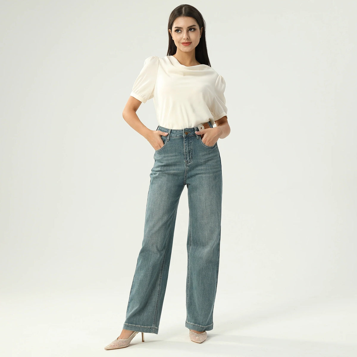 بنطال جينز كاجوال للنساء