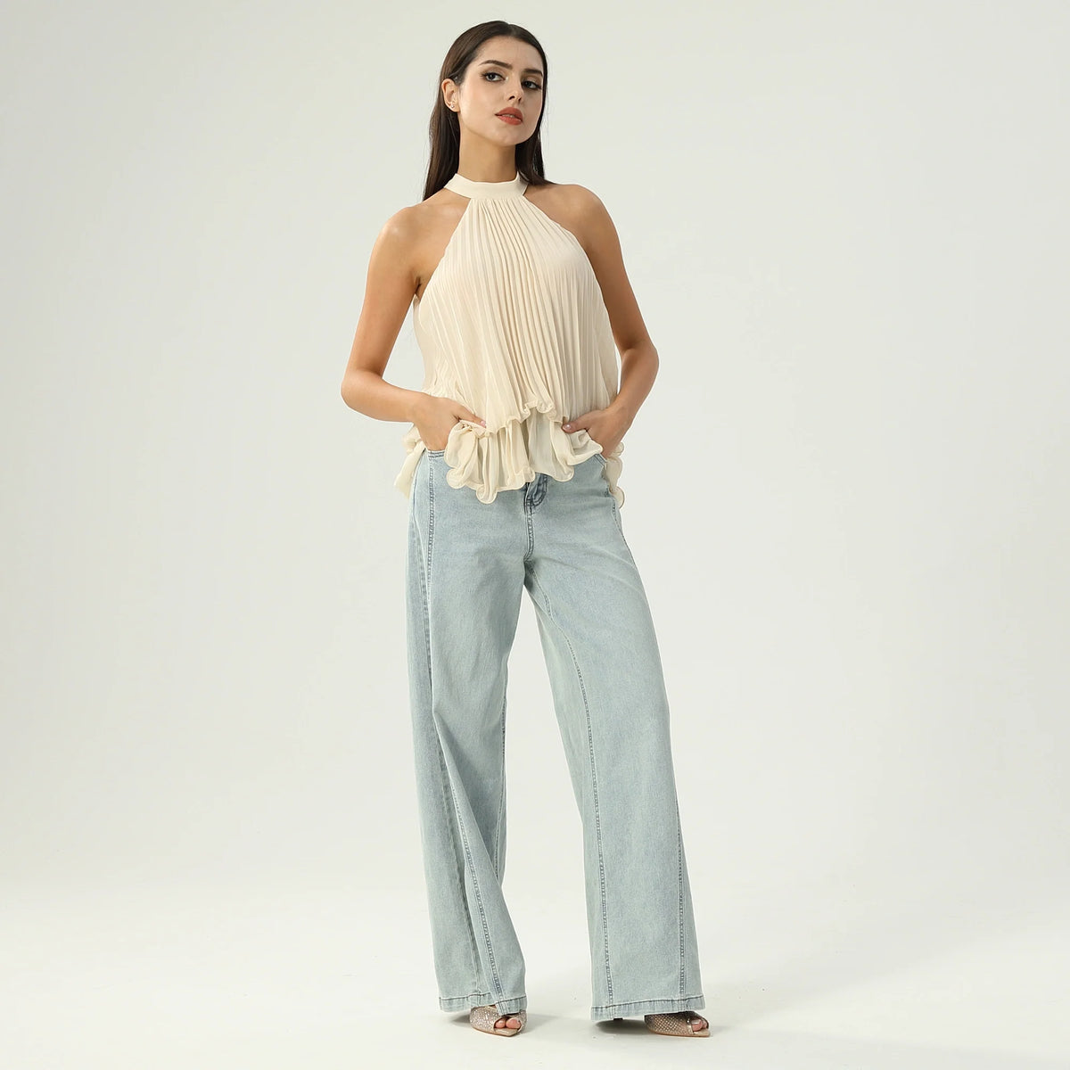 بنطال جينز كاجوال للنساء