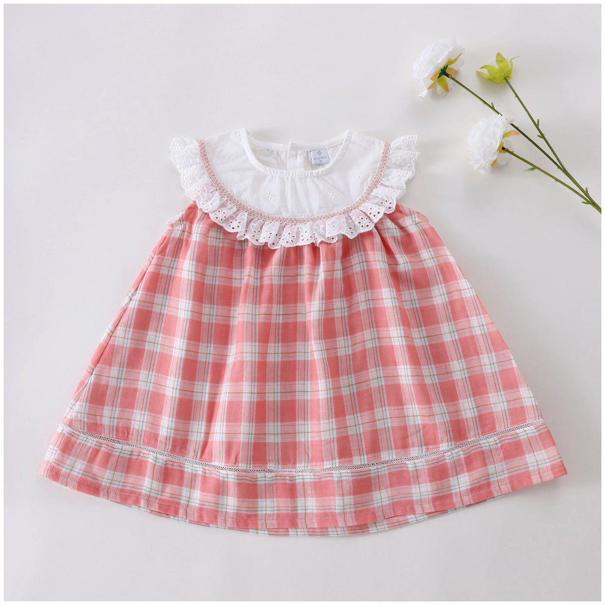 Checked Dress For Baby girl