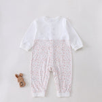 رومبير مزين بزهور للمواليد البنات