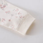 طقم بيجاما مزين بالزهور للبنات المواليد