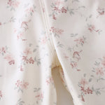 طقم بيجاما مزين بالزهور للبنات المواليد