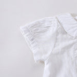 طقم سادة قطعتين للبنات المواليد