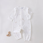 Printed Pajama Romper For Baby boy