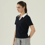 بولوشيرت نسائي بألوان متداخلة