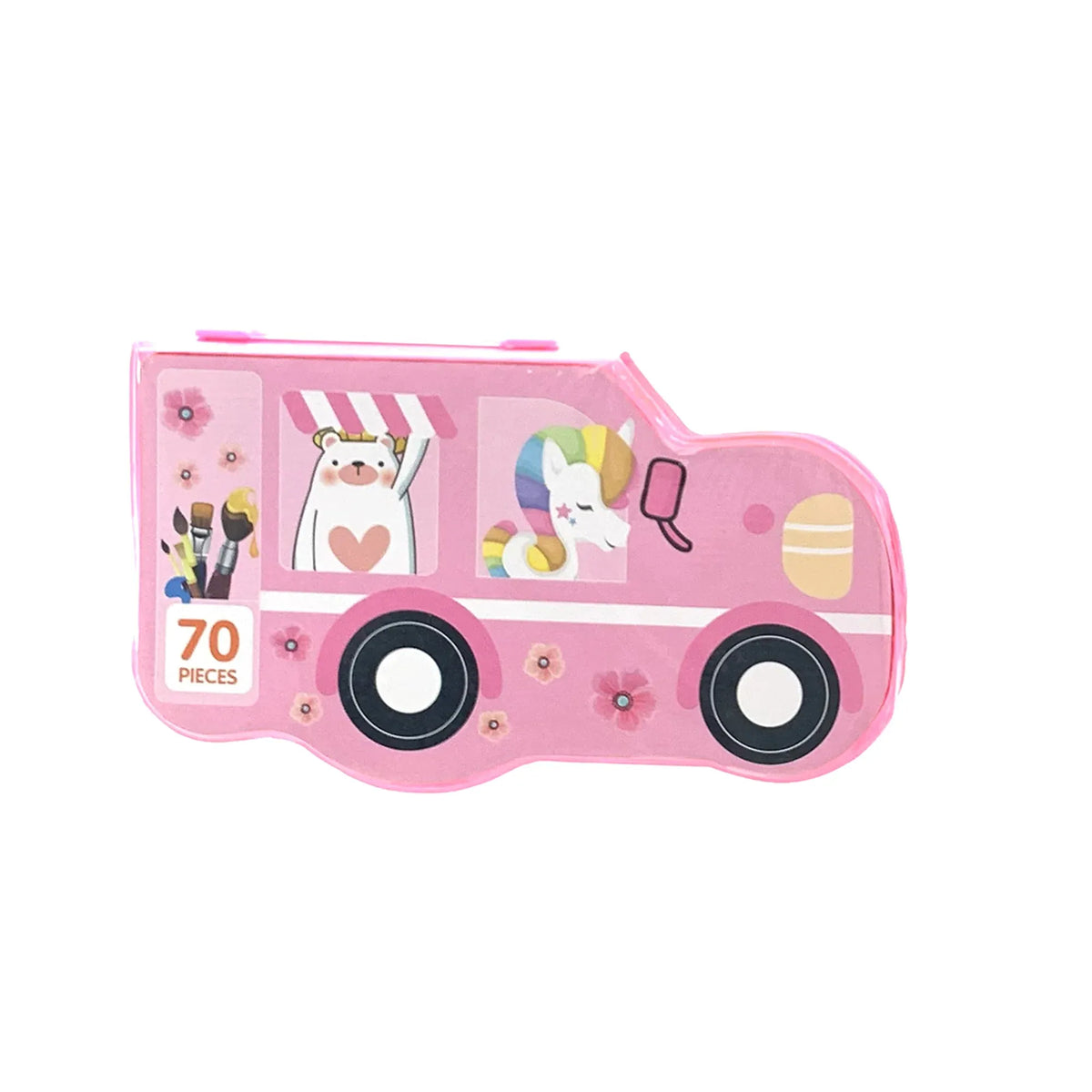 Brush Watercolor Pen Stationery Painting Set 70Pcs Image