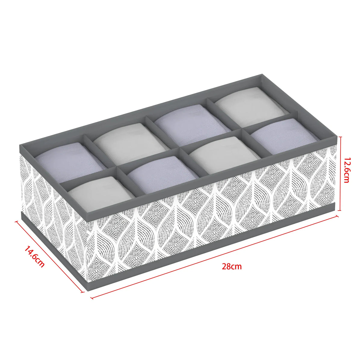 Sock Organizer- 8 Grid Image