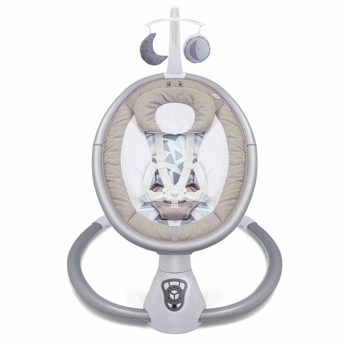 Free Gray Sound-activated rocking seat with safety belt Image