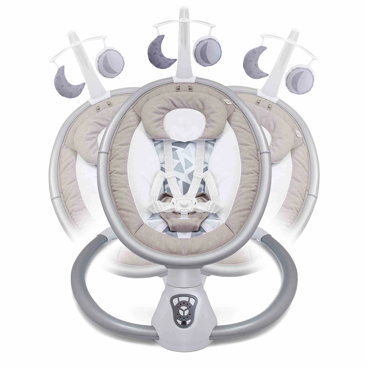 Sound-activated rocking seat with safety belt Image