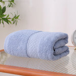Free Grey Blue Bath Towel for Unisex Image