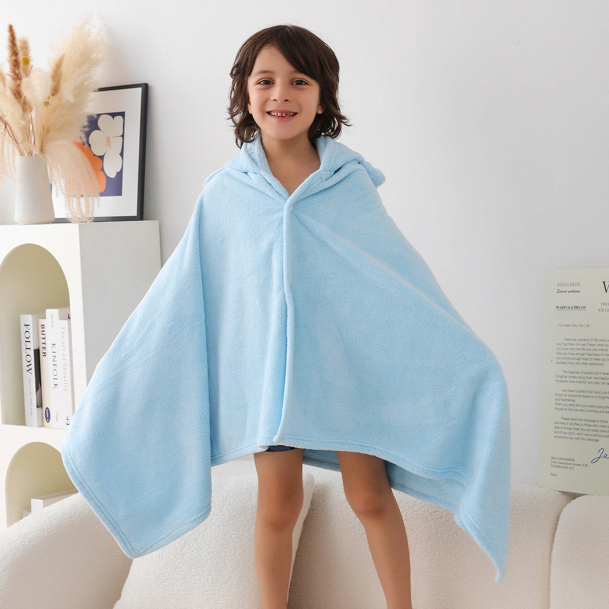 Free Blue Bathrobe for Boys Image
