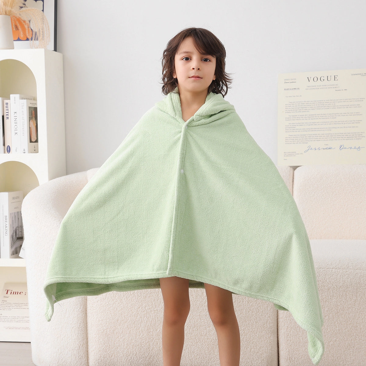 Free Green Bathrobe for Boys Image