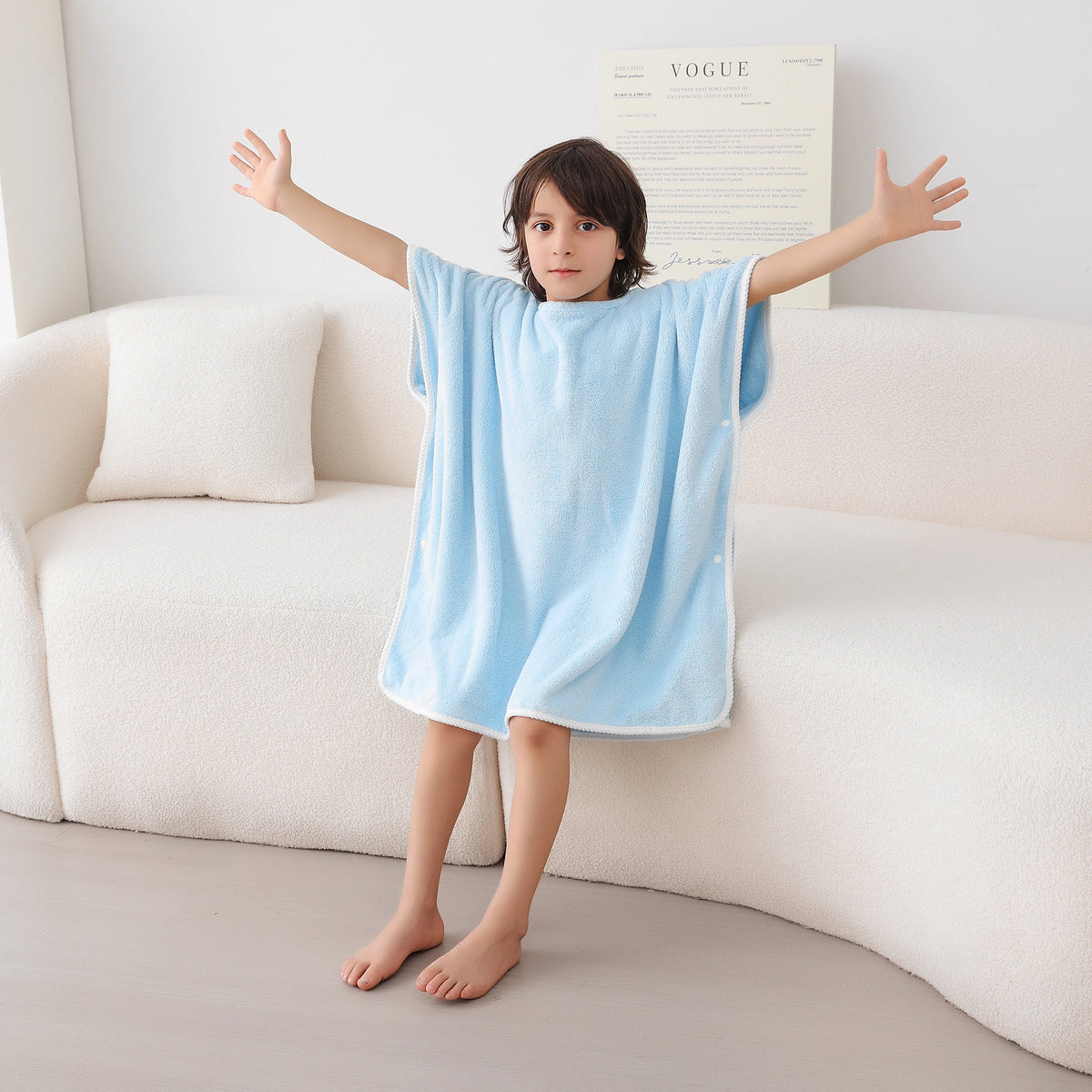 Free Blue Bathrobe for Boys Image