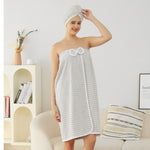 Free Grey Bathrobe Set for Unisex Image