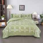 Free Green Cloud Blanket Set-3Pc Image