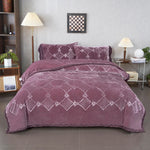 Free Purple Cloud Blanket Set-3Pc Image