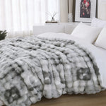 Luxury Double-Sided Faux Fur Winter Blanket Image
