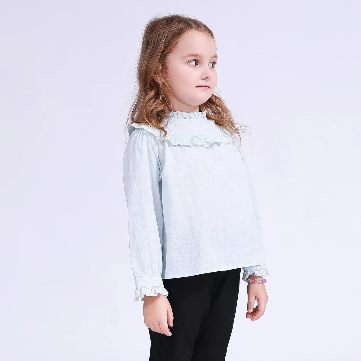 Laced Blouse for Girls Image