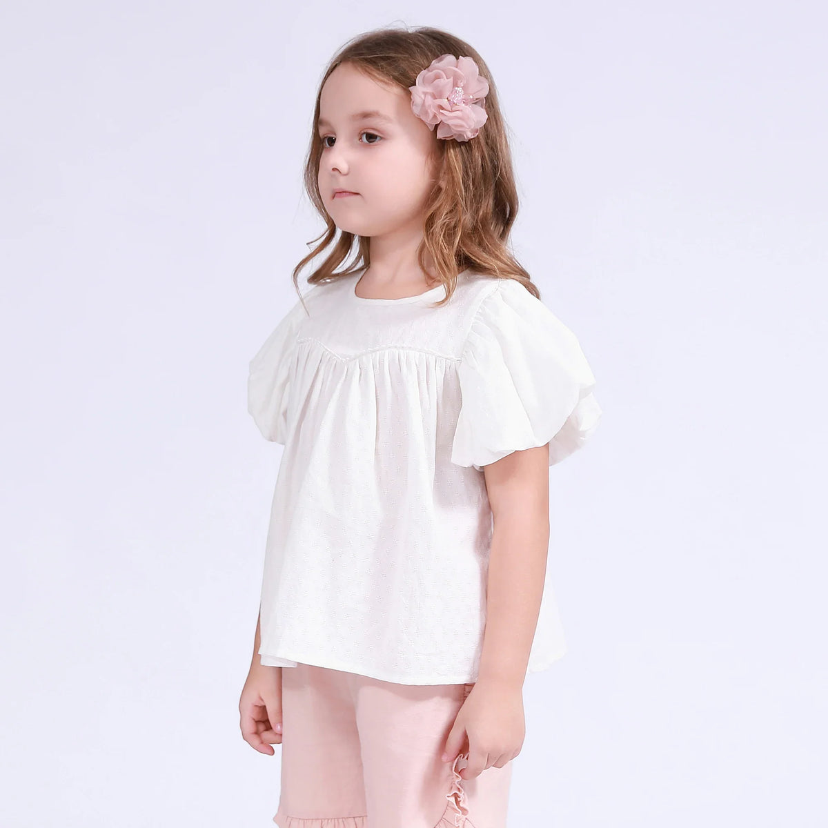 Jacquard Blouse for Girls Image
