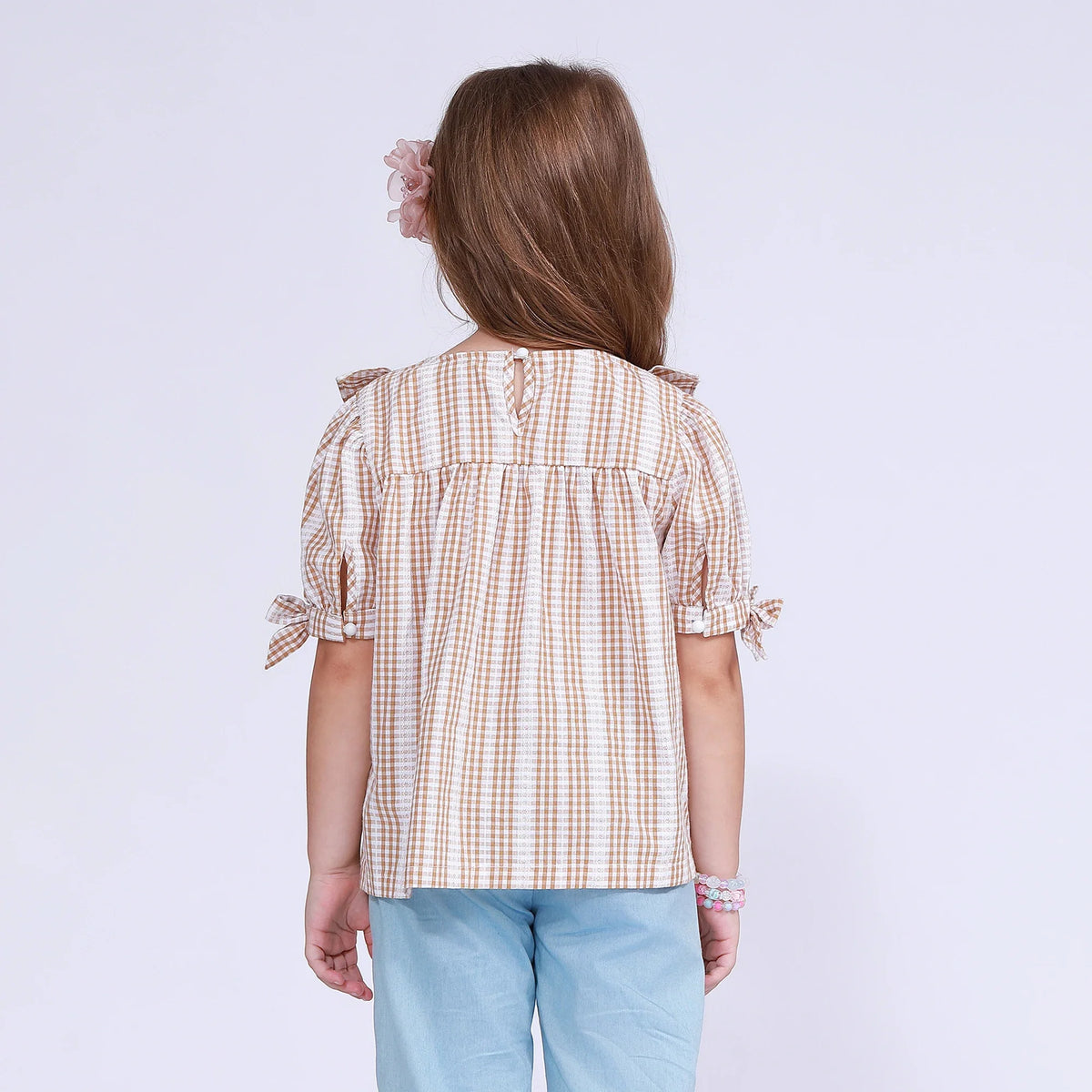 Striped Blouse for Girls Image