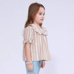 Striped Blouse for Girls Image