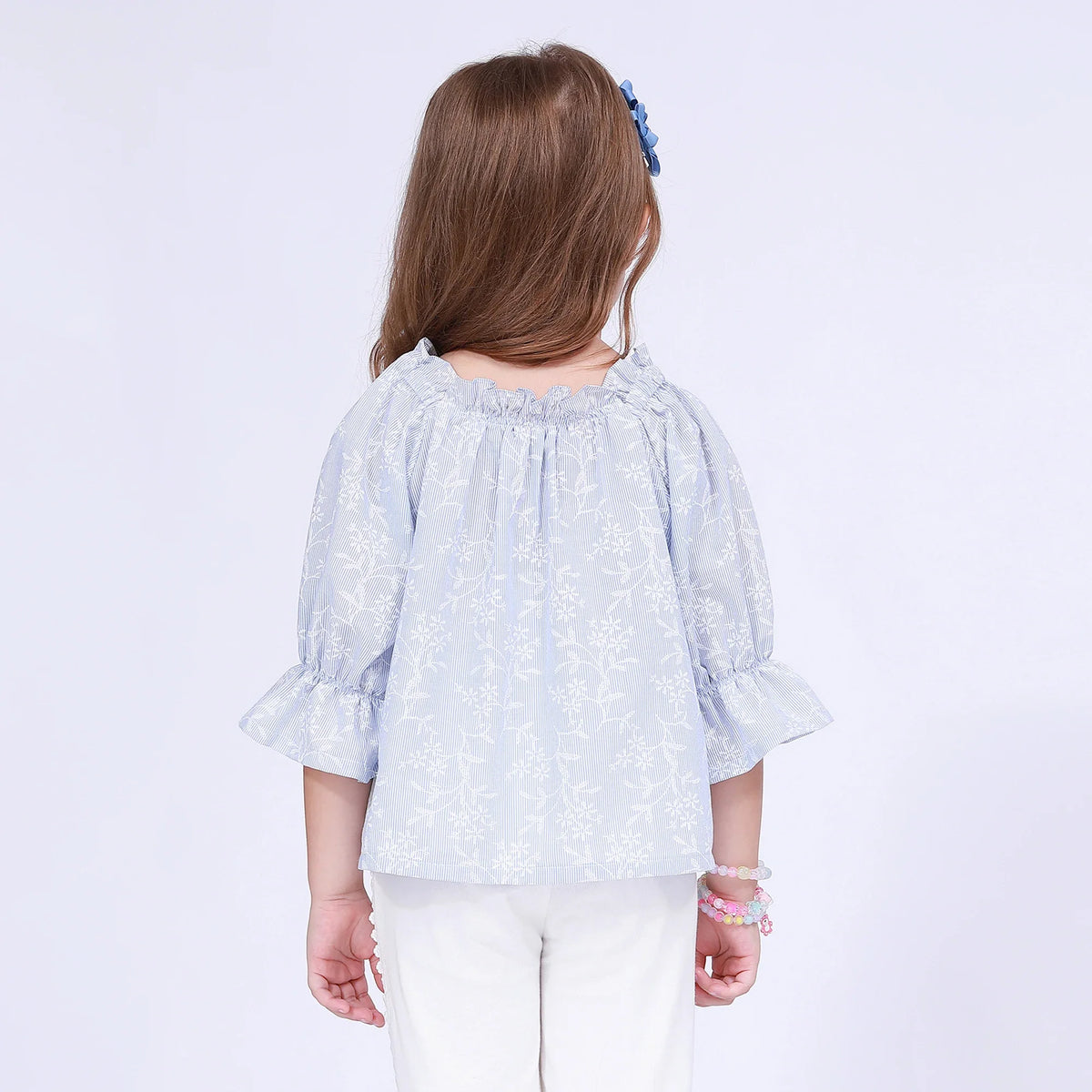 Floral Blouse for Girls Image