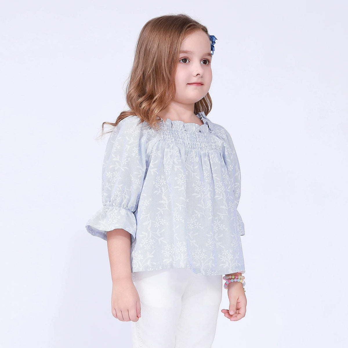 Floral Blouse for Girls Image