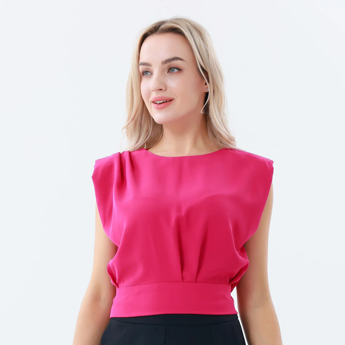 Rose Plain Blouse for Women Image