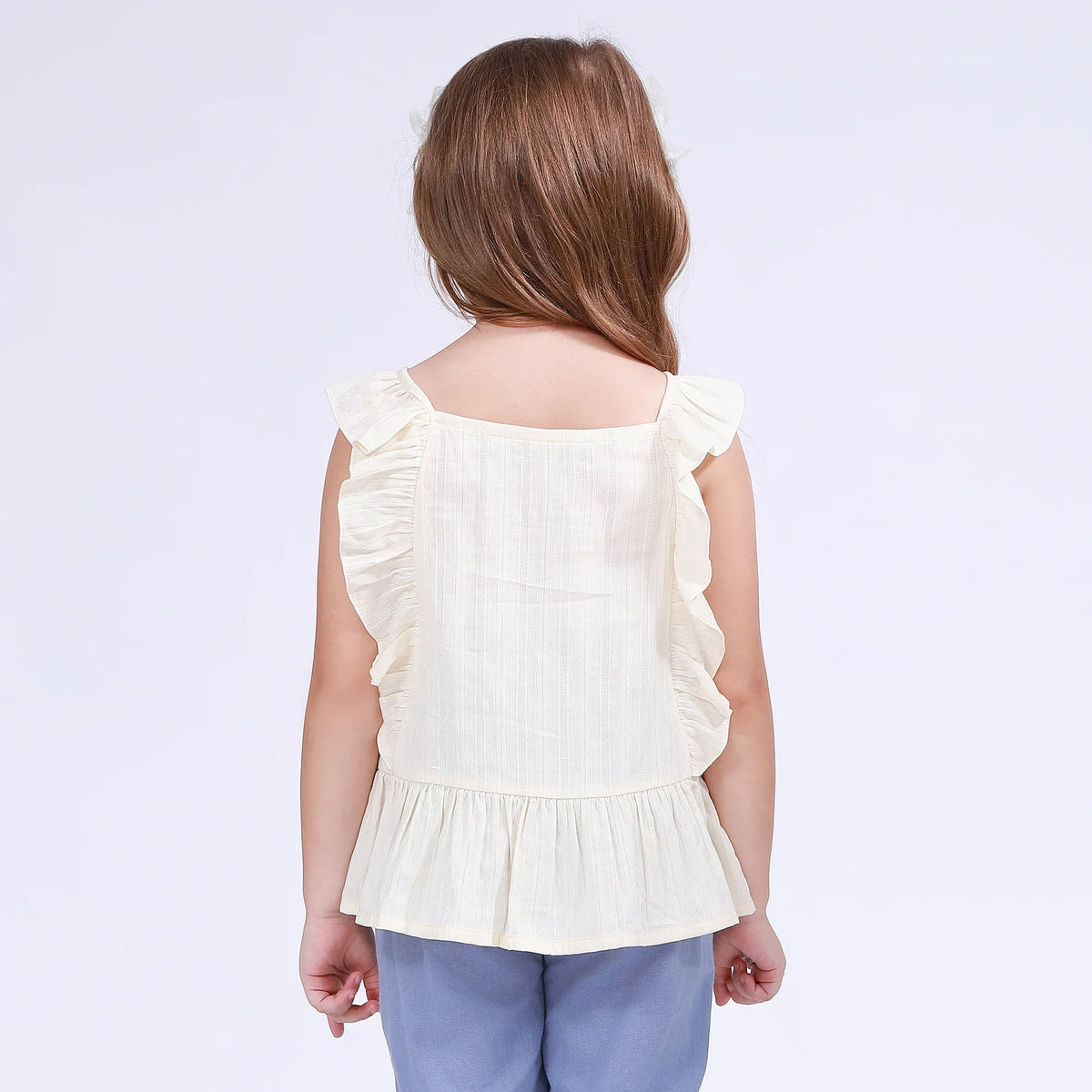 Jacquard Blouse for Girls Image