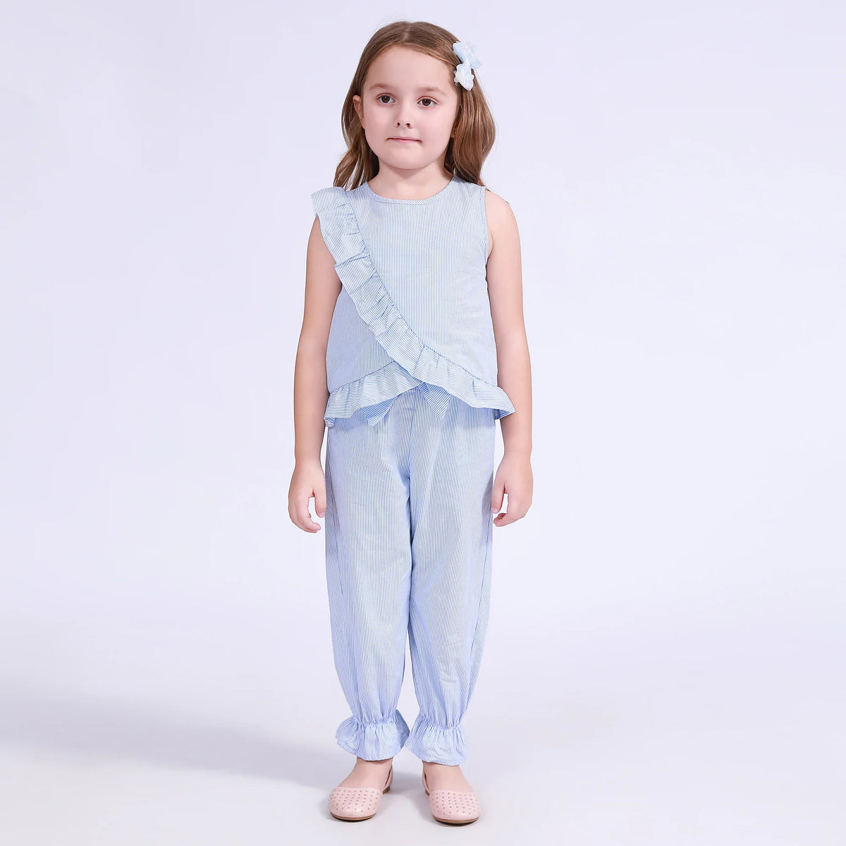 Striped Blouse for Girls Image