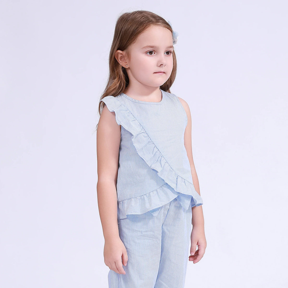Striped Blouse for Girls Image