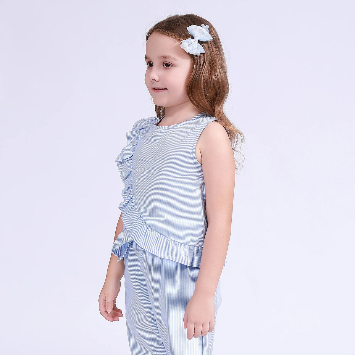 Striped Blouse for Girls Image