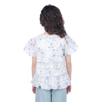 Floral Classic Blouse For Girls Image