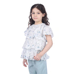 Floral Classic Blouse For Girls Image