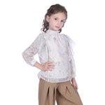 Floral Classic Blouse For Girls Image