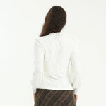 Elegant Jacquard Blouse for Women Image